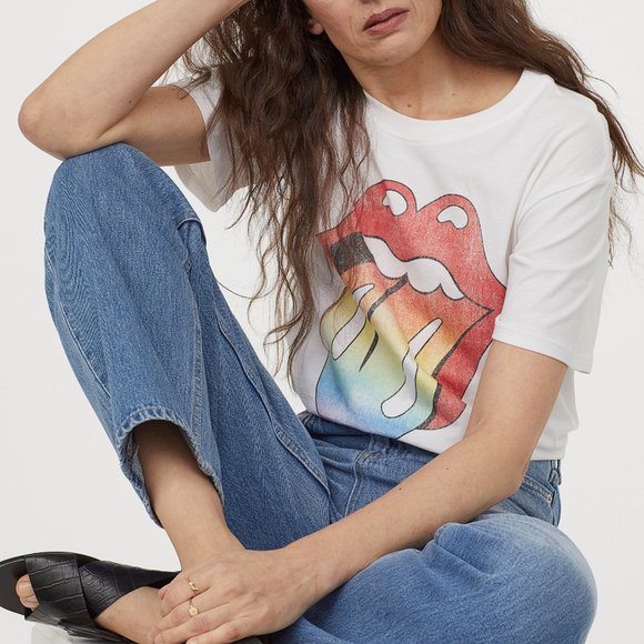 H&M Tops - H&M Rolling Stones Tshirt